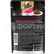 Корм для животных Sheba 75 г ломтики в соусе говядина и кролик