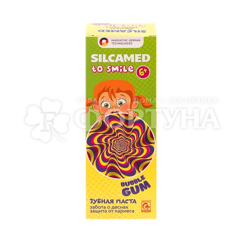Зубные пасты SILCAMED Детская To Smile Buble GUM 6+