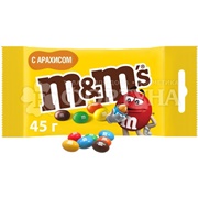 Драже M&M 45 г с арахисом