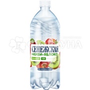 Минеральная вода Сенежская + 1 л Киви-Яблоко газированная