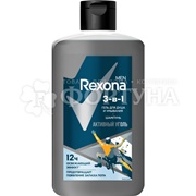 Гель для душа Rexona 490 мл Активный уголь 3в1