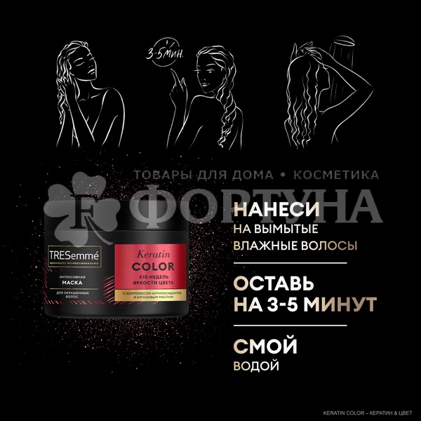 Маска для волос TRESemme 300 мл Кератин Колор