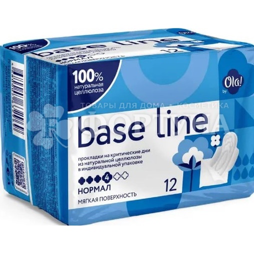 Прокладки Ola! 12 шт OLA!Classic Wings Normal Base Line