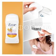 Дезодорант твердый Dove 40 мл Маракуйя Персик