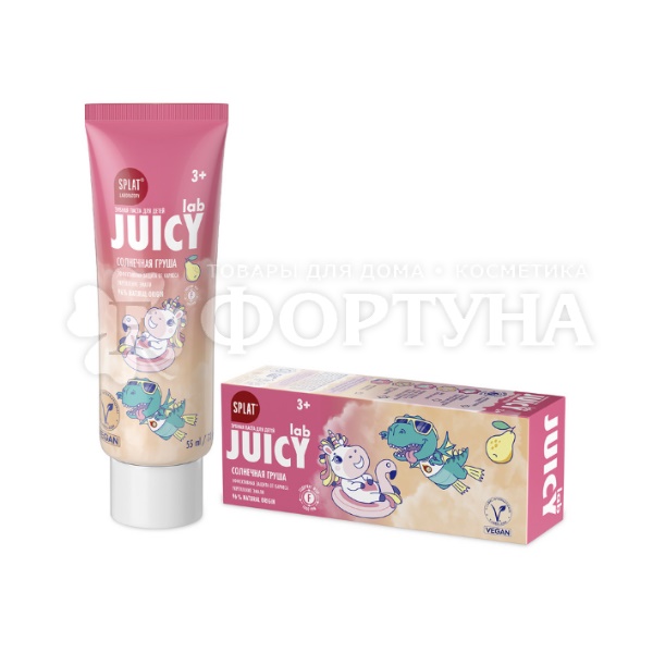 Зубная паста SPLAT JUICY LAB 55 мл Груша со фтором