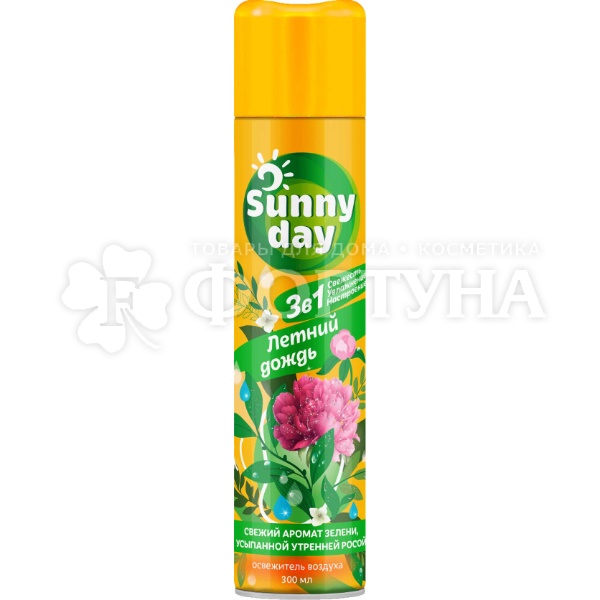 Освежитель воздуха SUNNY DAY 300 мл Летний дождь