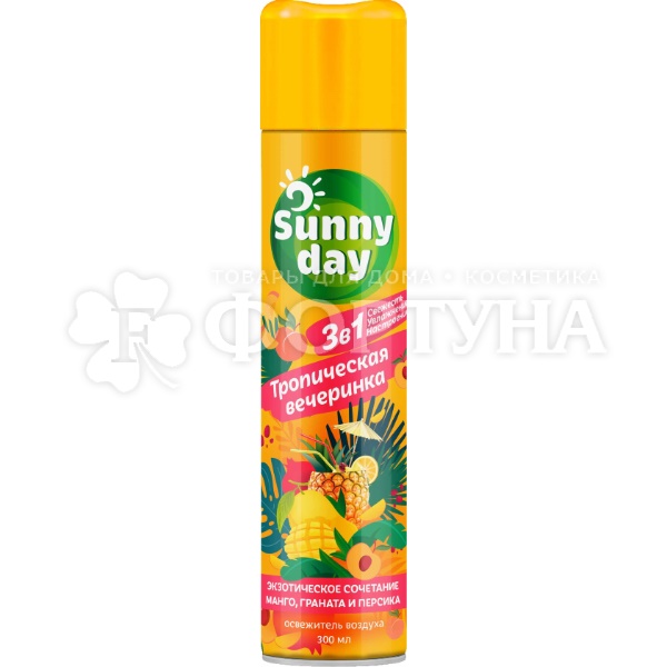Освежитель воздуха SUNNY DAY 300 мл Тропическая вечеринка