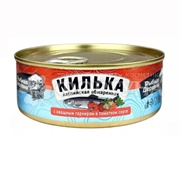 Консервы рыбные Рыбная деревня 240 г Килька в т/с с овощ. гарн.