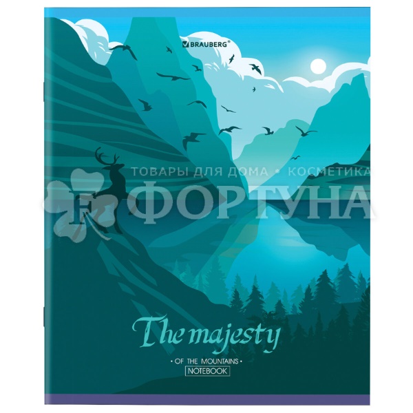 Тетрадь Brauberg А5 48 л клетка Микс
