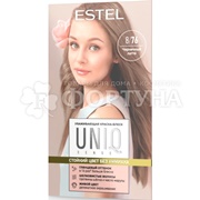 Крем для волос Estel UNIQ 8/76 Черничный латте Светло-русый коричнево-фиолетовый