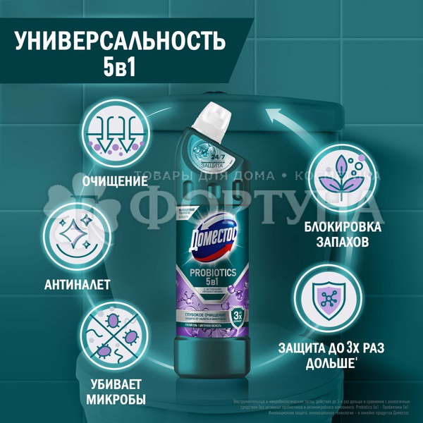 Чистящее средство Domestos 750 мл Цветочная свежесть