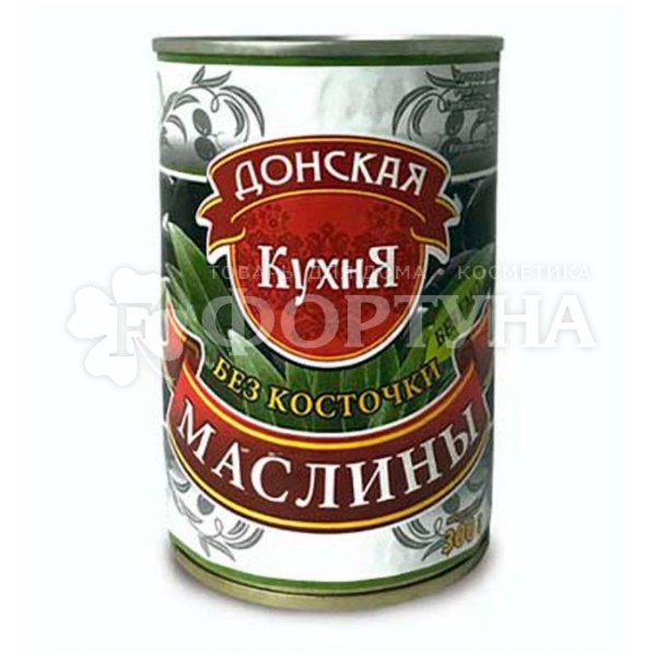 Маслины Донская кухня 300 мл без косточки, ж/б