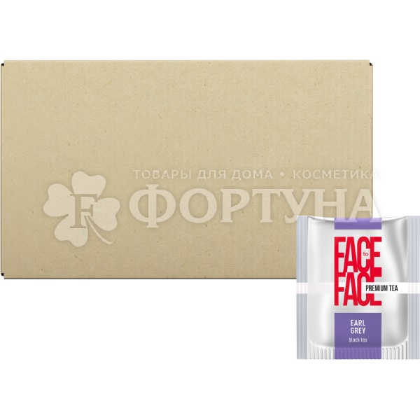 Чай Face to Face 200 пакетов черный Earl Grey
