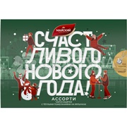 Чай Майский 9 сашет набор чёрного чая в пакетиках ''Зимняя открытка'' ассорти 4 вкуса, ароматизированный, цейлонский, байх