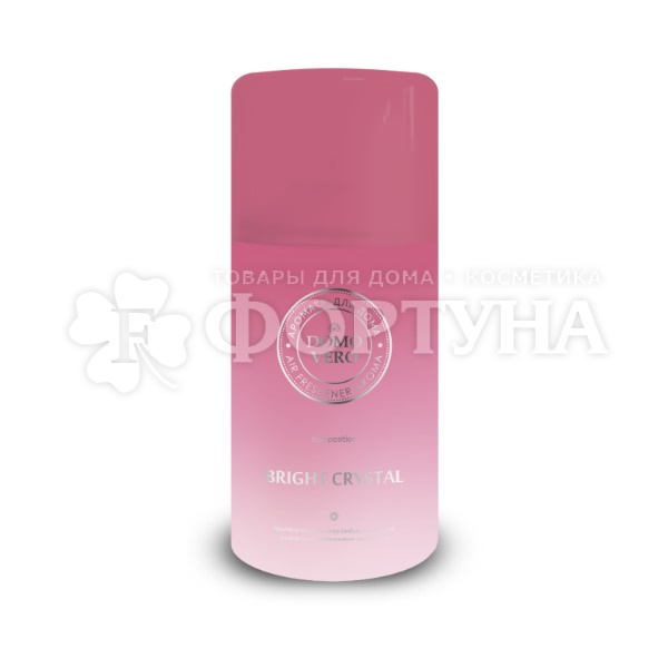 Освежитель воздуха DOMOVERO 250 мл Crystal парфюмированный запасной блок