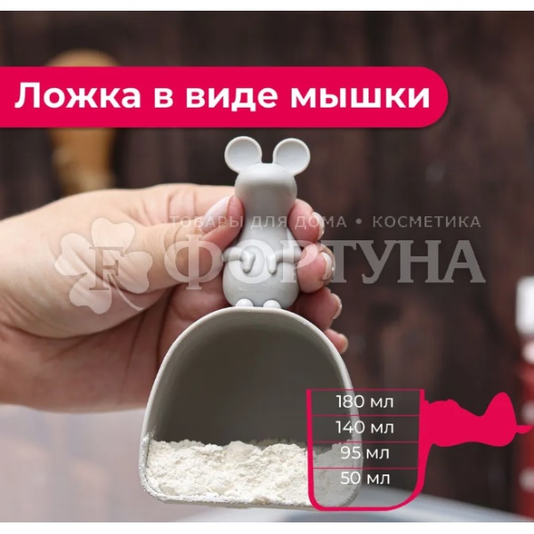 Контейнер 2,3 л для муки Прозрачный М1182