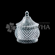 Сахарница/варенница Маруся с крышкой стеклянная