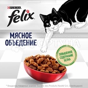Корм для животных Felix 600 г Мясное объедение с говядиной