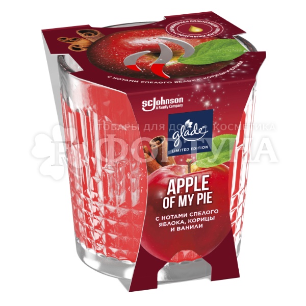 Свеча ароматическая Glade 130 г Apple of My Pie