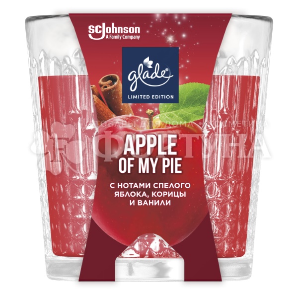 Свеча ароматическая Glade 130 г Apple of My Pie