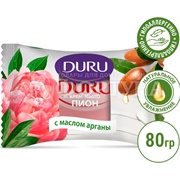 Туалетное мыло DURU 80 г Пион с маслом арганы