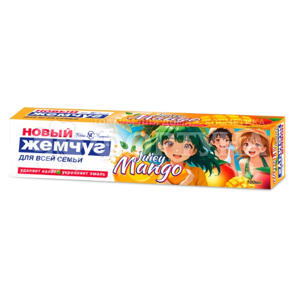 Зубная паста Новый жемчуг 100 мл Манго