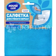 Салфетки д/уборки House Lux 1 шт для стеклянных поверхностей