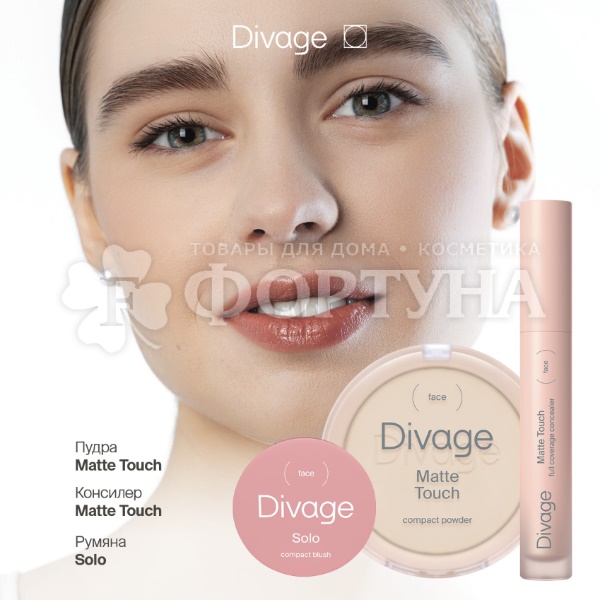 Пудра Divage Matte Touch 01