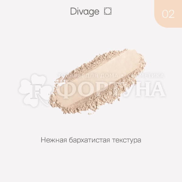 Пудра Divage Matte Touch 02