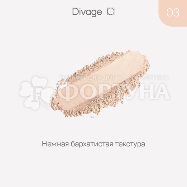 Пудра Divage Matte Touch 03