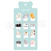 Флажки-закладки Meshu 20 л Sweet kitti пласт.фигур.