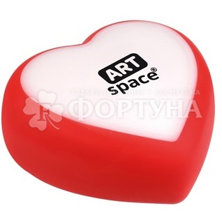 Точилка ArtSpace Heart пластик 1 отв