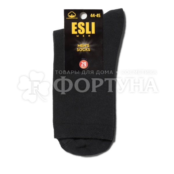 Носки ESLI 1 пара артикул 19С-145СПЕ размер 25 черные мужские