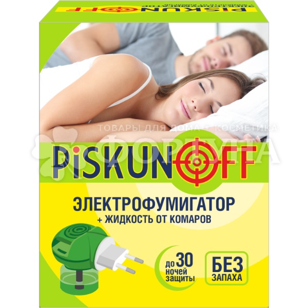 Фумигатор Piskunoff + жидкость 30 ночей
