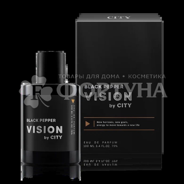 Туалетная вода CITY VISION 100 мл Black Pepper