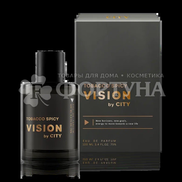 Туалетная вода CITY VISION 100 мл Tobacco Spicy