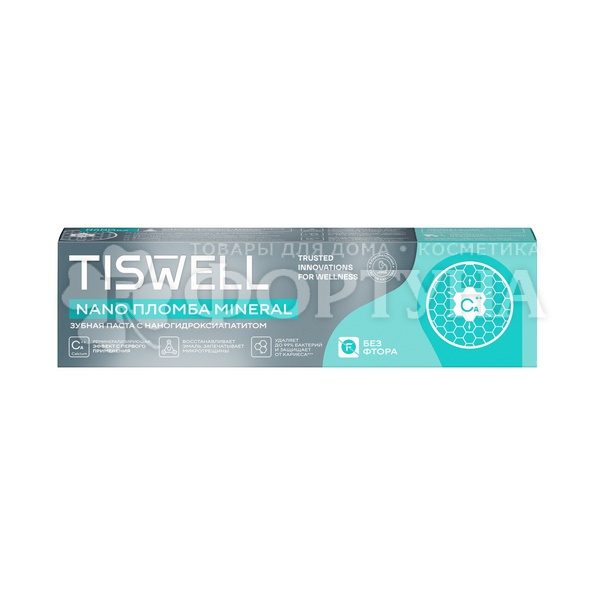 Зубная паста TISWELL 110 мл Nano пломба без фтора