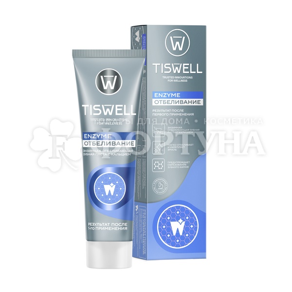 Зубная паста TISWELL 110 мл Enzyme отбеливание с кальцием
