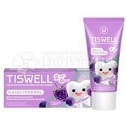 Зубная паста TISWELL 60 мл Детская 2+ Ягодный зефир