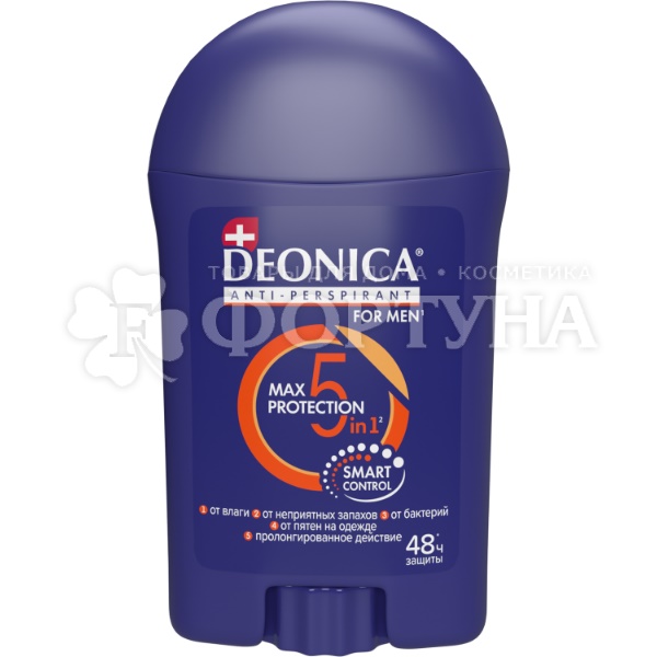 Дезодорант твердый Deonica 40 мл 5 Protection MEN