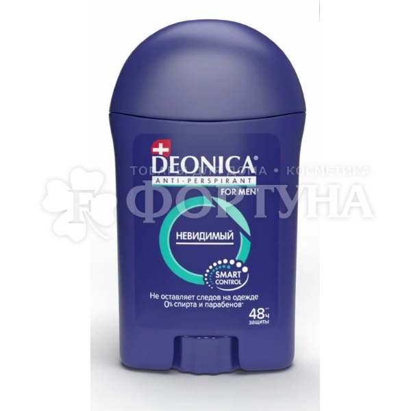 Дезодорант твердый Deonica For Men 40 мл Невидимый