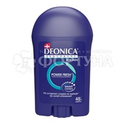 Дезодорант твердый Deonica For Men 40 мл Power Fresh