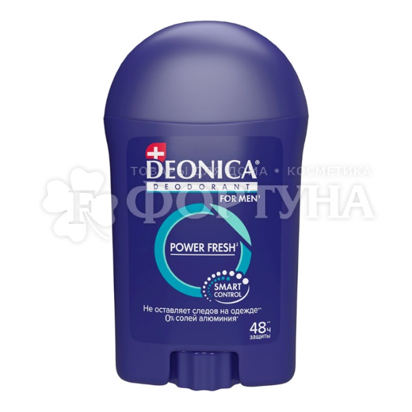 Дезодорант твердый Deonica For Men 40 мл Power Fresh