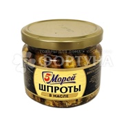 Консервы рыбные 5Морей 270 г шпроты в масле, стекло