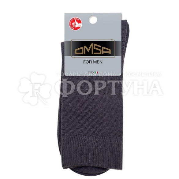 Носки Omsa Eco 1 пара 401 цвет grigio scuro размер 39-41 мужские