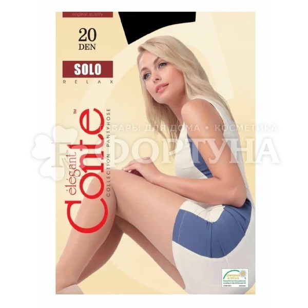 Колготки Conte elegant SOLO 40 den цвет Natural размер 4