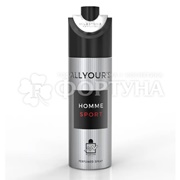 Дезодорант аэрозольный Milestone 200 мл HOMME SPORT MEN парфюмированный