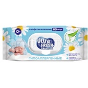 Салфетки влажные Ultra Fresh Premium Baby 60 шт