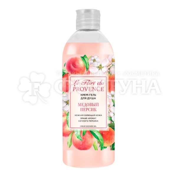 Гель для душа Le Flirt du Provence 500 мл Медовый персик