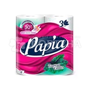 Туалетная бумага Papia 4 шт 3х-слойная Тропик